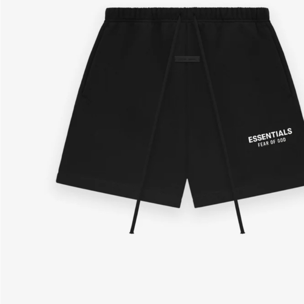 ESSENTIALS FEAR OF GOD  Mens black Shorts